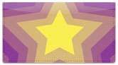 Centered Star Checkbook Cover