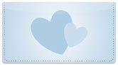 Two Hearts Checkbook Cover