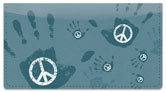 Peace and Love Checkbook Cover