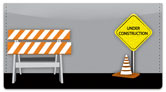 Road Construction Checkbook Cover