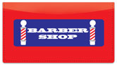 Barbershop Checkbook Cover