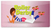 Roller Derby Checkbook Cover