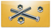 Nuts &amp; Bolts Checkbook Cover