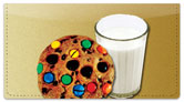 Milk &amp; Cookie Checkbook Cover