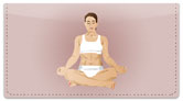 Yoga Pose Checkbook Cover