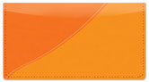 Orange Curve Checkbook Cover