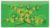 Gardenia Checkbook Cover