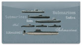 Submarine Checkbook Cover