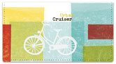 Bike Art Checkbook Cover