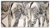 Kay Smith Zebra Checkbook Cover