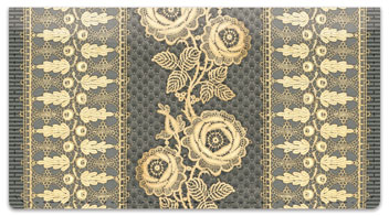 Lace Rose Checkbook Covers