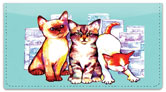 Wat Cat Checkbook Cover