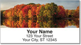 Colors of Fall Address Labels
