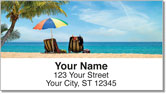 Beach Umbrella Address Labels