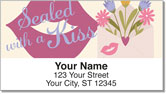 Sealed With a Kiss Address Labels