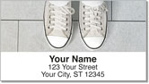 Retro Shoes Address Labels