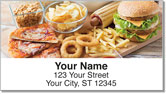 Snack Food Address Labels