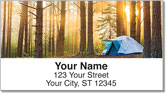 Camping &amp; Hiking Address Labels