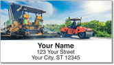 Road Construction Address Labels