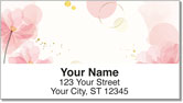 Simple Flower Address Labels
