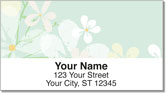 Green Bouquet Address Labels