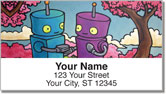 Robots In Love Address Labels