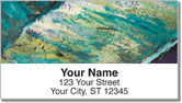 Vacation Abstract Address Labels