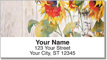 Country Scene Address Labels