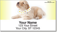 Pups in Bloom 3 Address Labels