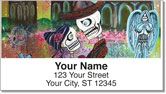 Day of the Dead Skull Address Labels