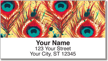 Feather Frenzy Address Labels