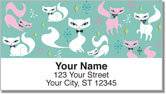 Swanky Kitten Address Labels