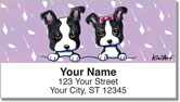 Boston Terrier Address Labels