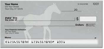 Horse Silhouette Checks