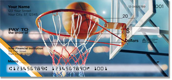 Blue & Orange Basketball Checks