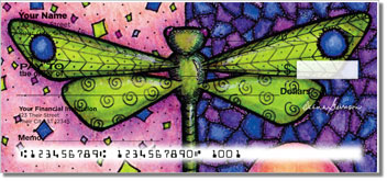 Dragonfly Art Checks