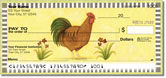 Country Rooster Checks