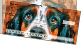 Vintage Dog Painting Side Tear Checks