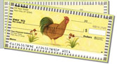 Country Rooster Side Tear Checks