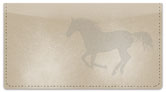 Horse Silhouette Checkbook Cover