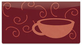 Cup of Coffee Checkbook Cover