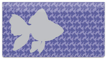 Fish Pattern Checkbook Cover
