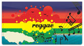 Reggae Music Checkbook Cover