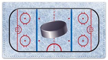 Hockey Checkbook Cover