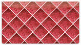 Red Marble Tile Checkbook Cover