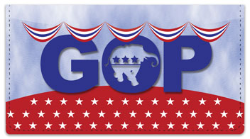 Republican Party Checkbook Cover
