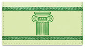 Greek to Me Checkbook Cover