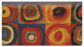 Abstract Art Checkbook Cover