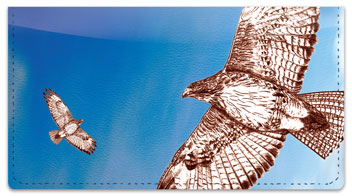 Red-Tailed Hawk Checkbook Cover