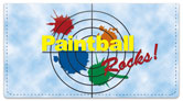 Paintball Checkbook Cover